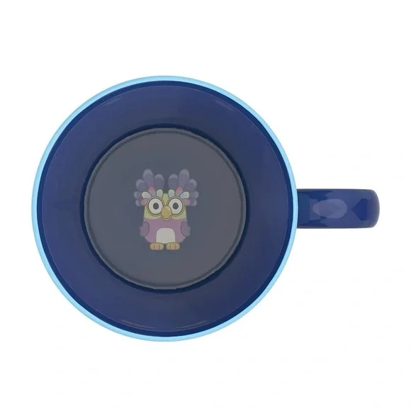 1 Bluey Mug, Blue with Bluey’s Family, 15 oz - Picture 4 of 10